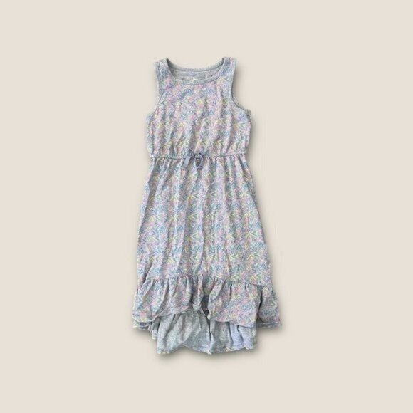 Circo Printed Sleeveless Casual Dress Gray Combo 4T - Picture 1 of 3